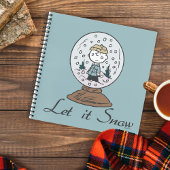 Erdnüsse | Charlie Brown Snow Globe Notizblock