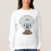 Erdnüsse | Charlie Brown Snow Globe Sweatshirt (Vorderseite)