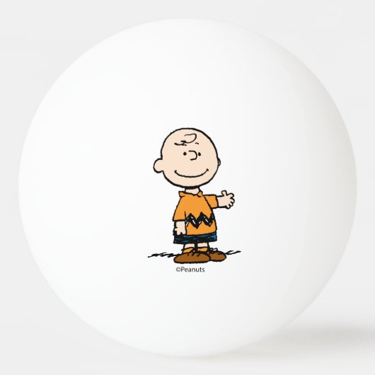 Erdnüsse | Charlie Brown Tischtennisball (Rückseite)