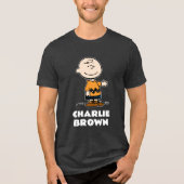 Erdnüsse | Charlie Brown Tri-Blend Shirt (Vorderseite)