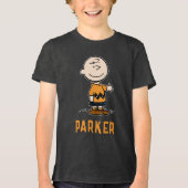 Erdnüsse | Charlie Brown Tri-Blend Shirt (Vorderseite)
