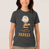 Erdnüsse | Charlie Brown Tri-Blend Shirt (Vorderseite)