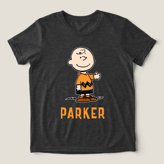 Erdnüsse | Charlie Brown Tri-Blend Shirt (Design Vorderseite)