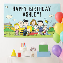 Erdnüsse | Charlie Brown und Gang Birthday Banner