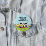 Erdnüsse | Charlie Brown und Gang Birthday Button<br><div class="desc">Feiern Sie Ihren Geburtstag mit diesen super niedlichen Buttons mit Charlie Brown und der ganzen Erdnussbande! Personalisieren Sie,  indem Sie Ihren Namen und Ihr Alter hinzufügen.</div>