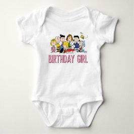 Erdnüsse | Charlie Brown und Gang Birthday Girl Baby Strampler
