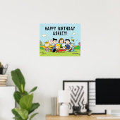 Erdnüsse | Charlie Brown und Gang Birthday Poster (Heimbüro)