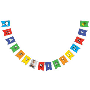Erdnüsse Charlie Brown und Gang Birthday Wimpelkette