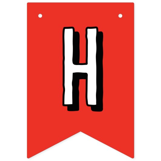 Erdnüsse | Charlie Brown und Gang Birthday Wimpelkette (Zweite Fahne)