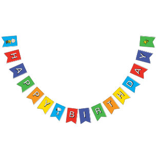 Erdnüsse   Charlie Brown und Gang Birthday Wimpelkette