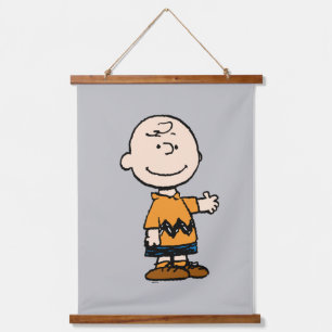 Erdnüsse   Charlie Brown Wandteppich Mit Holzrahmen