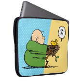 Erdnüsse | Charlie Brown & Woodstock Half & Half Laptopschutzhülle (Vorne Rechts)