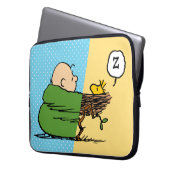 Erdnüsse | Charlie Brown & Woodstock Half & Half Laptopschutzhülle (Vorderseite Links)