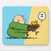 Erdnüsse | Charlie Brown & Woodstock Half & Half Mousepad (Vorne)
