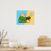Erdnüsse | Charlie Brown & Woodstock Half & Half Poster (Küche)