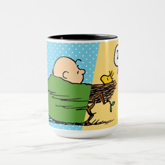 Erdnüsse | Charlie Brown & Woodstock Half & Half Tasse (Zentrum)