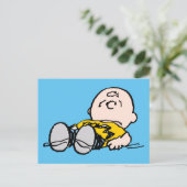 Erdnüsse | Charlie Brown's Down Postkarte (Stehend Vorderseite)