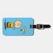 Erdnüsse | Charlie Browns Idee einer Glühbirne Gepäckanhänger (Vorderseite horizontal)