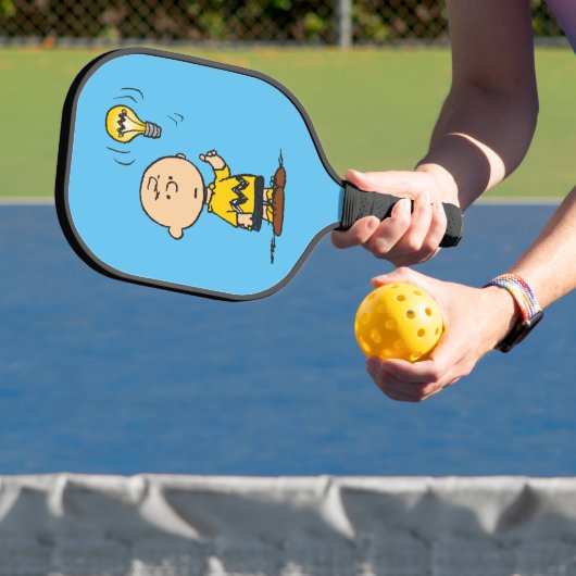 Erdnüsse | Charlie Browns Idee einer Glühbirne Pickleball Schläger (InSitu)