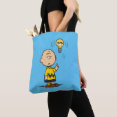 Erdnüsse | Charlie Browns Idee einer Glühbirne Tasche (Von Nahem)