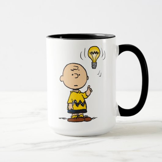 Erdnüsse | Charlie Browns Idee einer Glühbirne Tasse (Rechts)