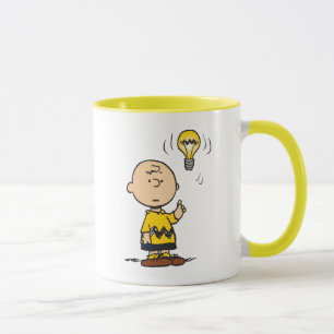Erdnüsse   Charlie Browns Idee einer Glühbirne Tasse