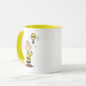 Erdnüsse | Charlie Browns Idee einer Glühbirne Tasse (Vorderseite Links)