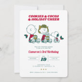 Erdnüsse | Cookies & Kakao Einladung zum Geburtsta (Vorderseite)