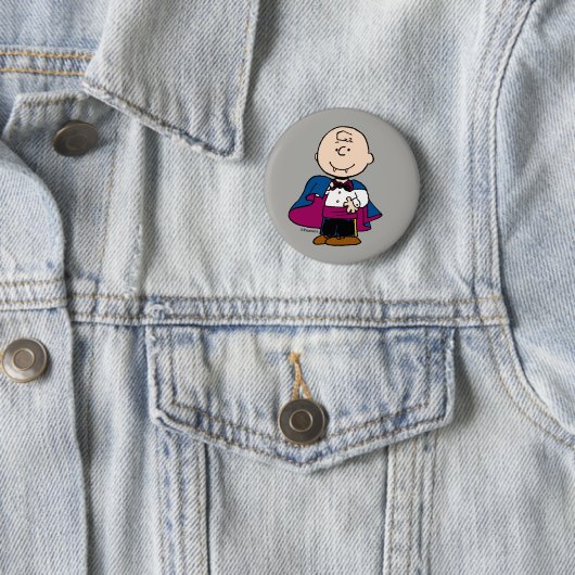 Erdnüsse | Count Charlie Brown Button (Beispiel)