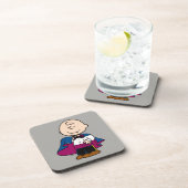 Erdnüsse | Count Charlie Brown Getränkeuntersetzer (Rechte Seite)
