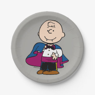 Erdnüsse Count Charlie Brown Pappteller