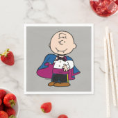 Erdnüsse | Count Charlie Brown Serviette (Beispiel)