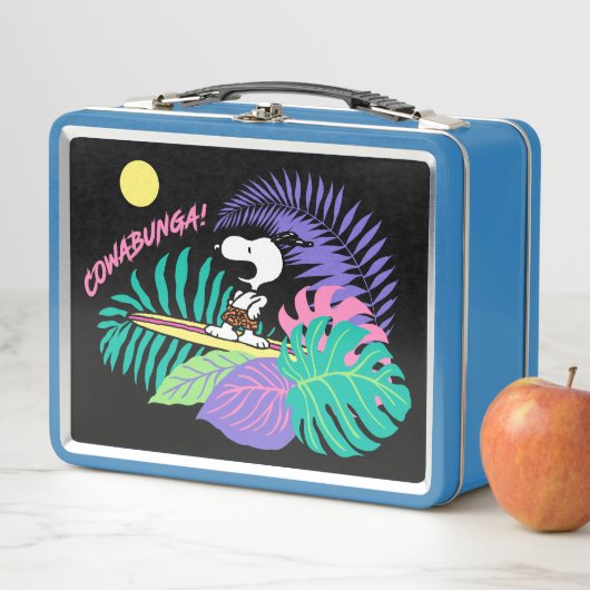 Erdnüsse | Cowabunga Snoopy Metall Brotdose (Beispiel)