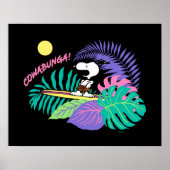 Erdnüsse | Cowabunga Snoopy Poster (Vorne)