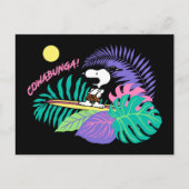 Erdnüsse | Cowabunga Snoopy Postkarte (Vorderseite)