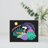 Erdnüsse | Cowabunga Snoopy Postkarte (Stehend Vorderseite)