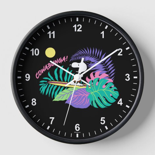 Erdnüsse | Cowabunga Snoopy Uhr (Vorderseite)