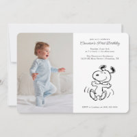 Erdnüsse | Dancing Snoopy Foto Geburtstag