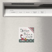 Erdnüsse | Das ist die Jahreszeit gemütlich zu sei Magnet (In Situ (Geschirrspüler))