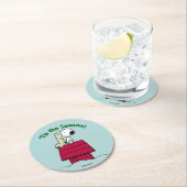 Erdnüsse | 'Das ist die Jahreszeit! Runder Pappuntersetzer (Vor Ort)