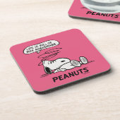 Erdnüsse | Das Leben ist voll von Rude Awakenings Getränkeuntersetzer (Linke Seite)