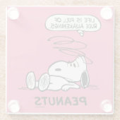 Erdnüsse | Das Leben ist voll von Rude Awakenings Glasuntersetzer (Rückseite)