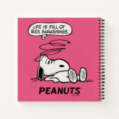 Erdnüsse | Das Leben ist voll von Rude Awakenings Notizblock (Rückseite)