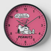 Erdnüsse | Das Leben ist voll von Rude Awakenings Uhr (Vorderseite)