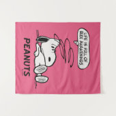 Erdnüsse | Das Leben ist voll von Rude Awakenings Wandteppich (Vorderseite (Horizontal))