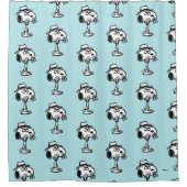 Erdnüsse | Der Brüderpike von Snoopy Duschvorhang (Vorderseite)