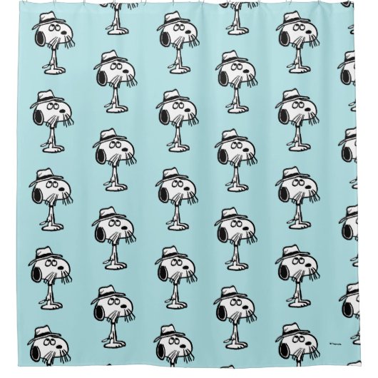 Erdnüsse | Der Brüderpike von Snoopy Duschvorhang (Vorderseite)