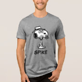 Erdnüsse | Der Brüderpike von Snoopy Tri-Blend Shirt (Vorderseite)