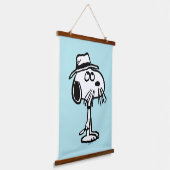 Erdnüsse | Der Brüderpike von Snoopy Wandteppich Mit Holzrahmen (Gewinkelt)
