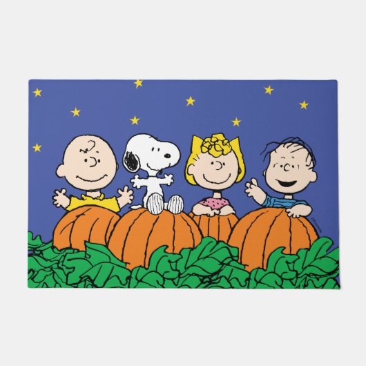 Erdnüsse | Der große Pumpkin-Patch Fußmatte (Vorderseite)